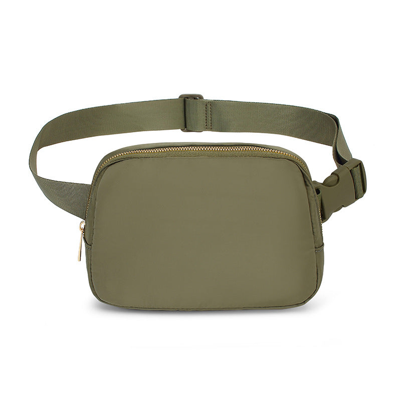 Wholesale Waist bag nylon waterproof chest bag outdoor sports running mobile phone bag versatile crossbody men and women